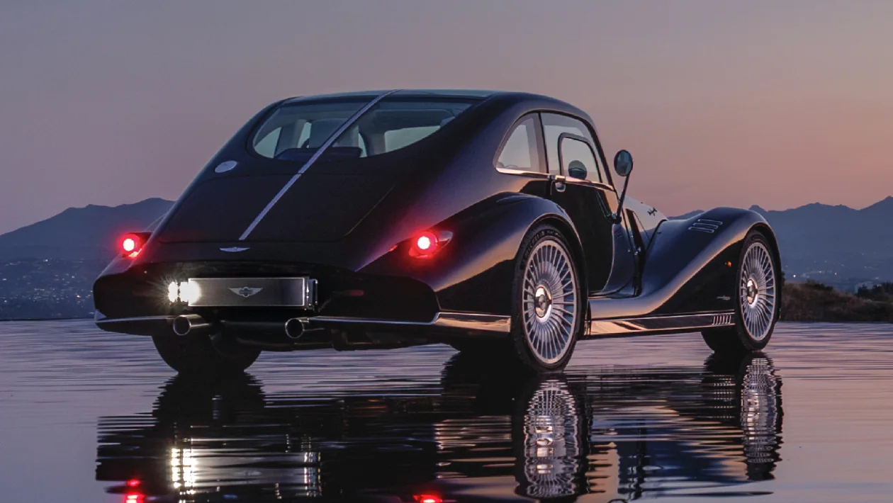 Morgan Midsummer Coupé Heckansicht