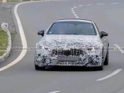 Wer sagt noch, dass der CLE keinen V8 verdient? CLE 63 – unter der Haube zeigt er, was er hat! AMG CLE 63 bei Straßentests abgelichtet