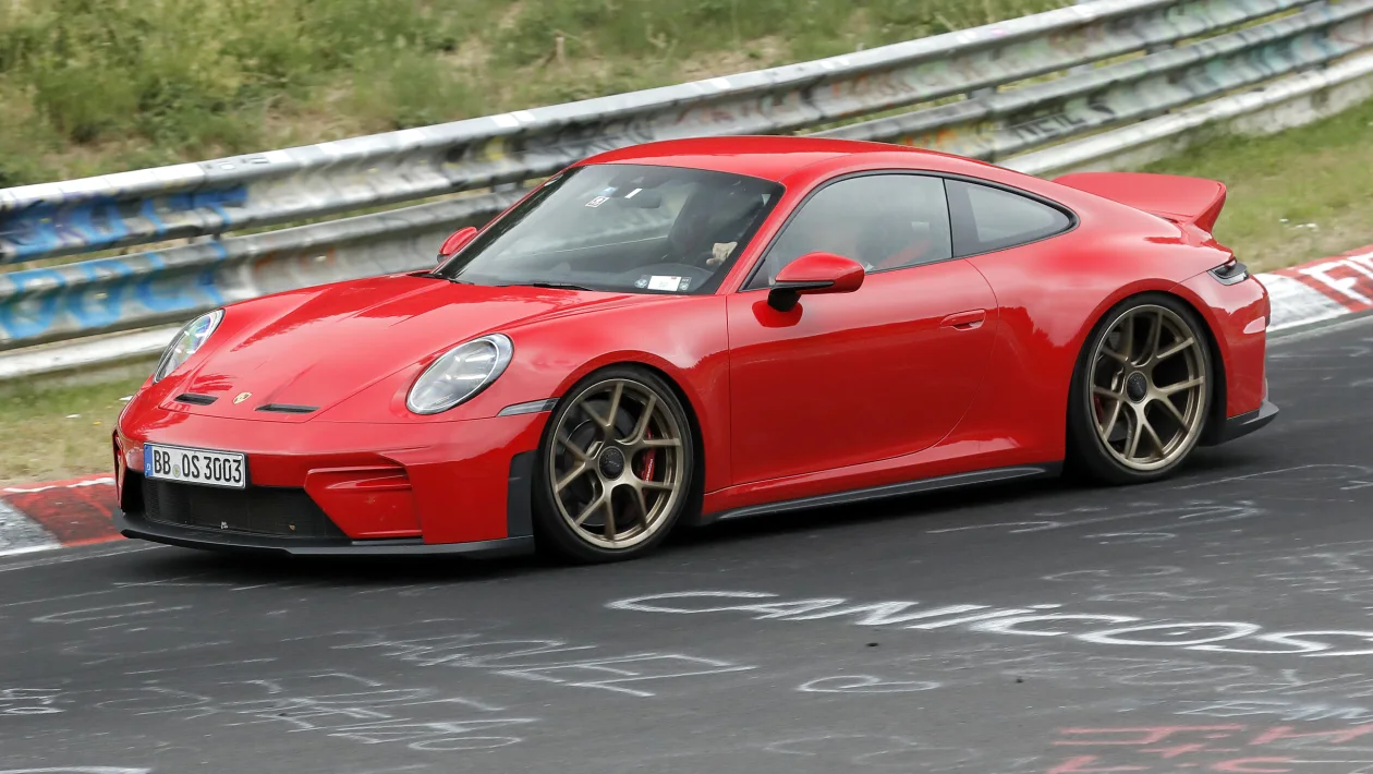 Porsche 911 GT3 Ducktail spies