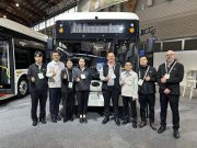 Mit mehreren rein elektrischen Bussen glänzt BYD auf der internationalen Busausstellung in Sydney, Australien