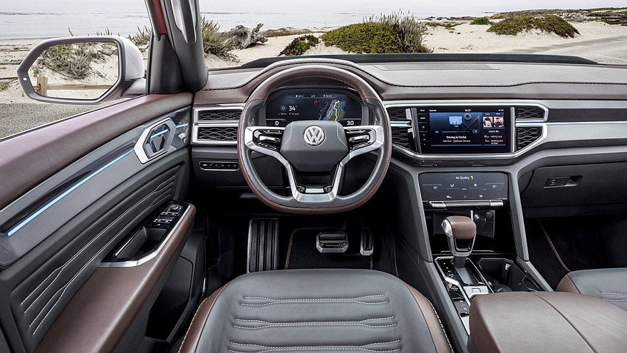 На фото: концепт Volkswagen Atlas Tanoak, так и не ставший серийным пикапом